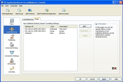 Integration with 2X LoadBalancer farms